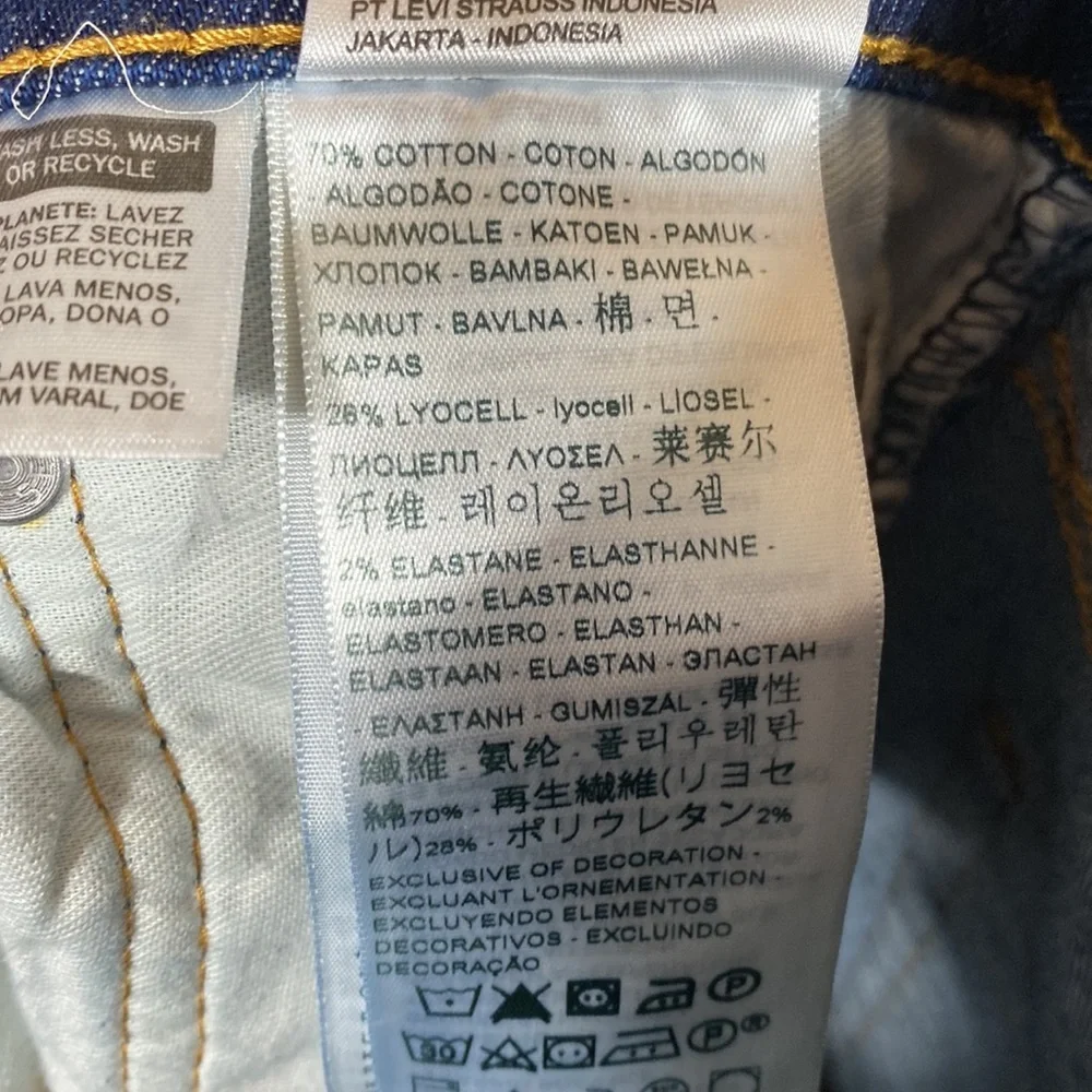 Levi’s 511 distressed jeans size 33x32